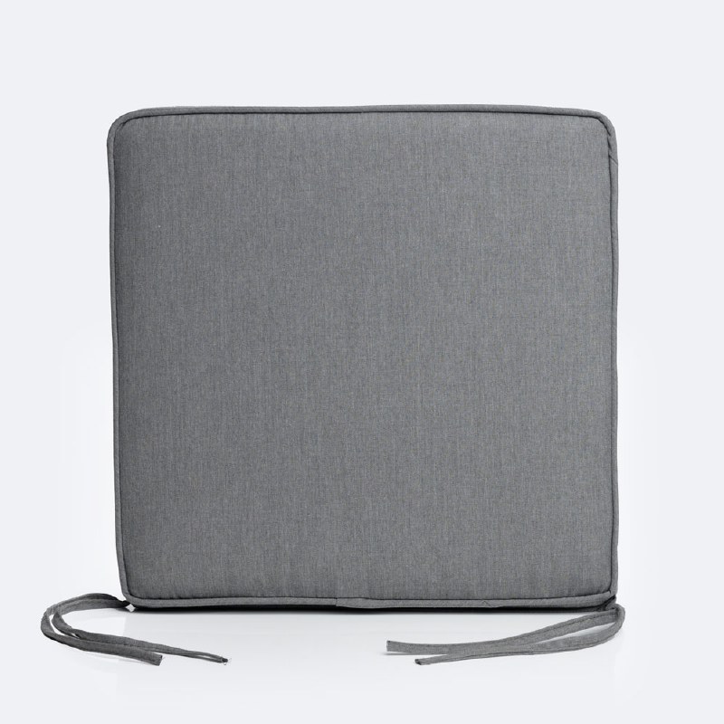 18&quot;x18&quot; Dining Chair Seat cushion - Dark Grey