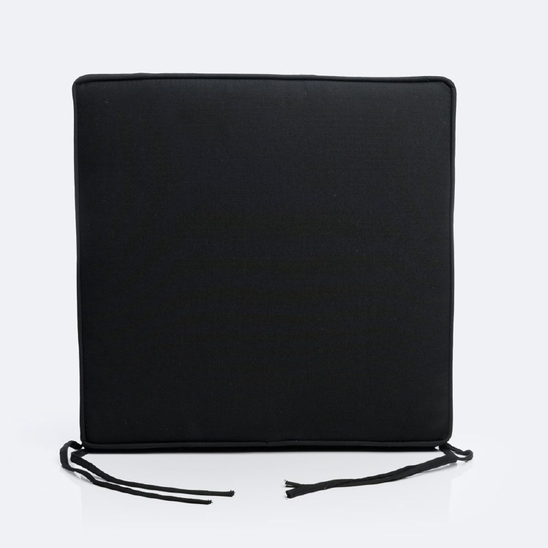 18"x18" Dining Chair Seat cushion - Noir