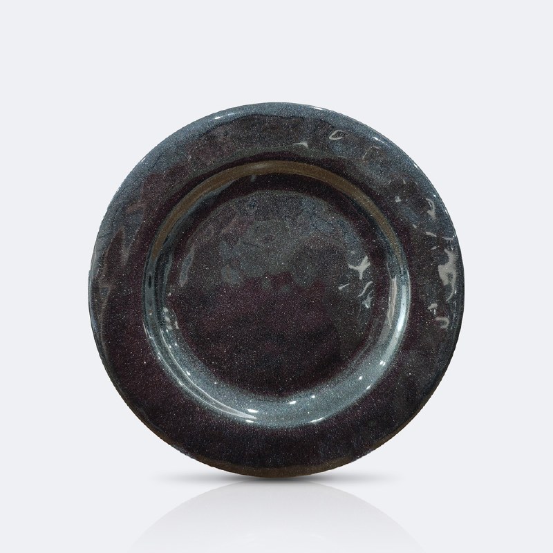 Ciel 11&quot; Dinner Plate - Galaxy Black with shimmer