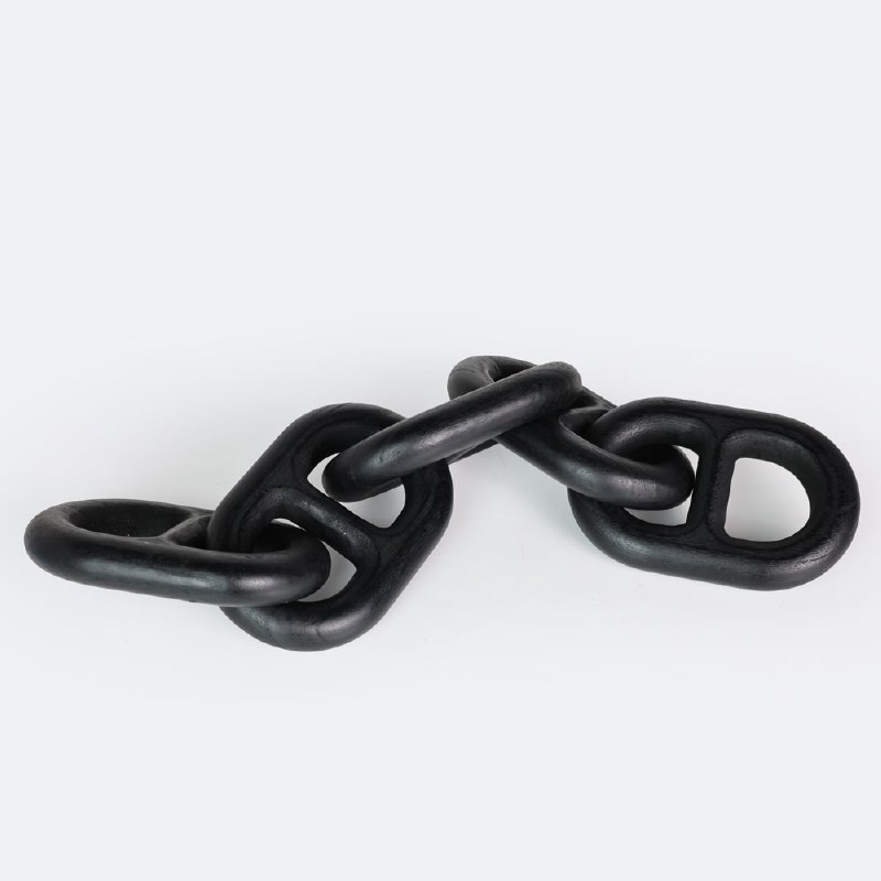 Wood Chain Link Decor - Black