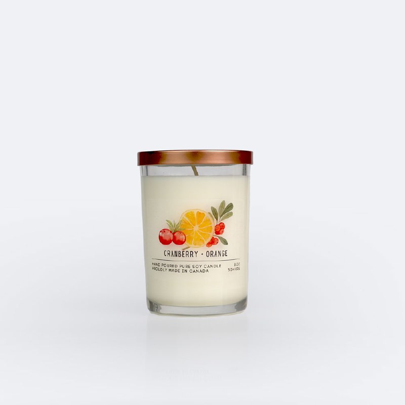8oz Candle - Cranberry Orange