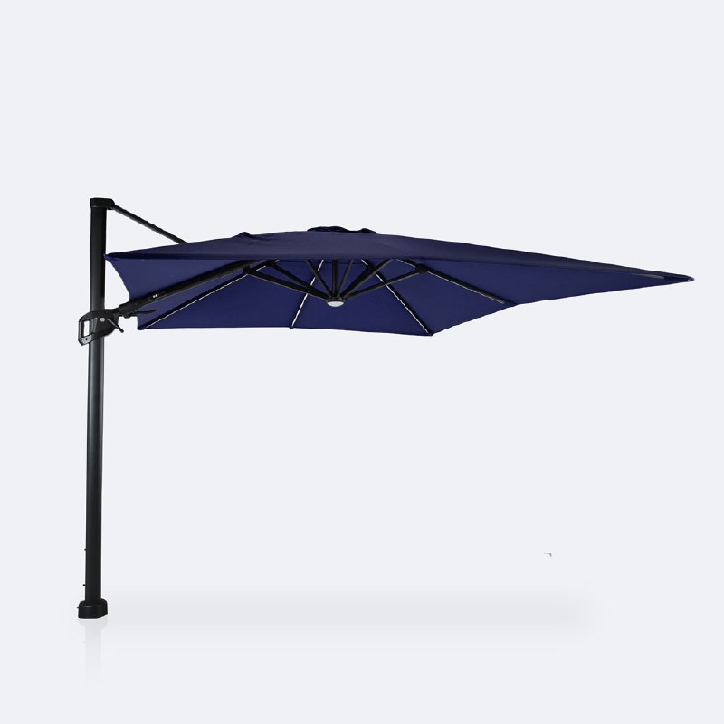 Cosmic 10'x13" Rectangular Tilt Top Parasol - Midnight Navy