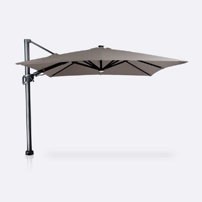 Cosmic 10' Square Tilt Top Parasol - Taupe