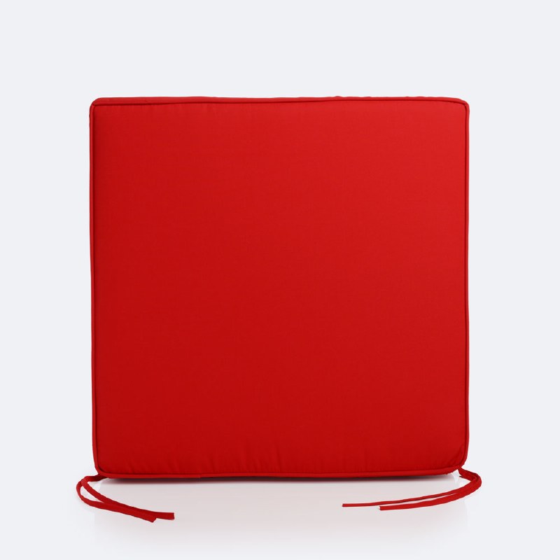 25&quot;x25&quot; Deep Seating Seat Cushion - Classic Red