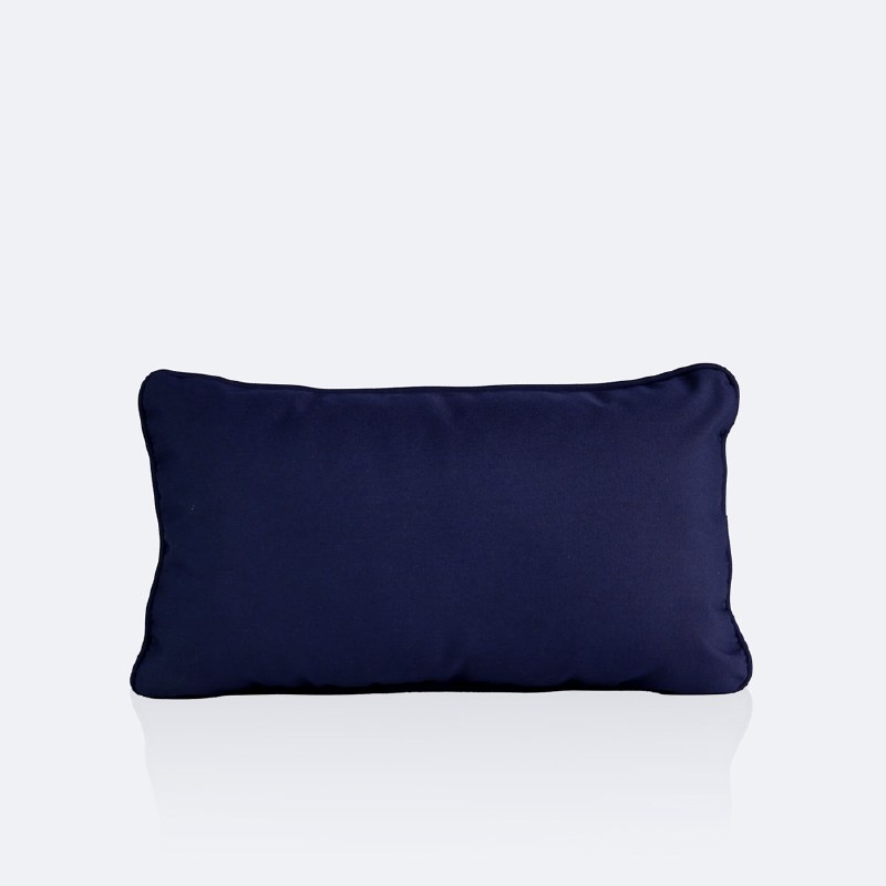 Throw Pillow - 10&quot;x19&quot;- DOT Bella - Midnight Navy