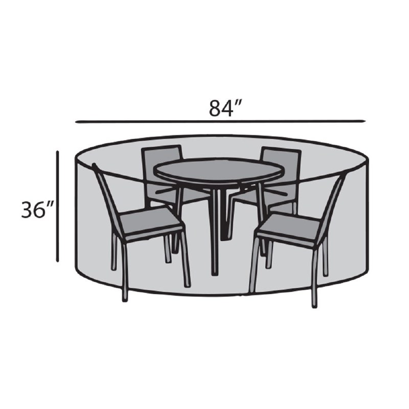 84" Round Dining Set Cover