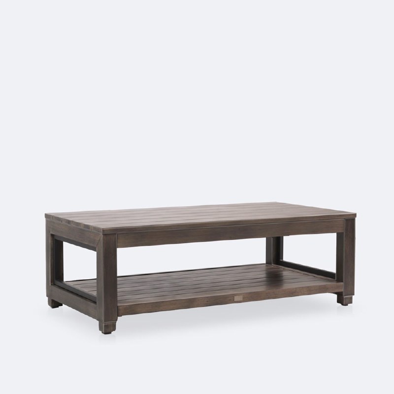 Denver Coffee Table – Brushed Taupe Frame