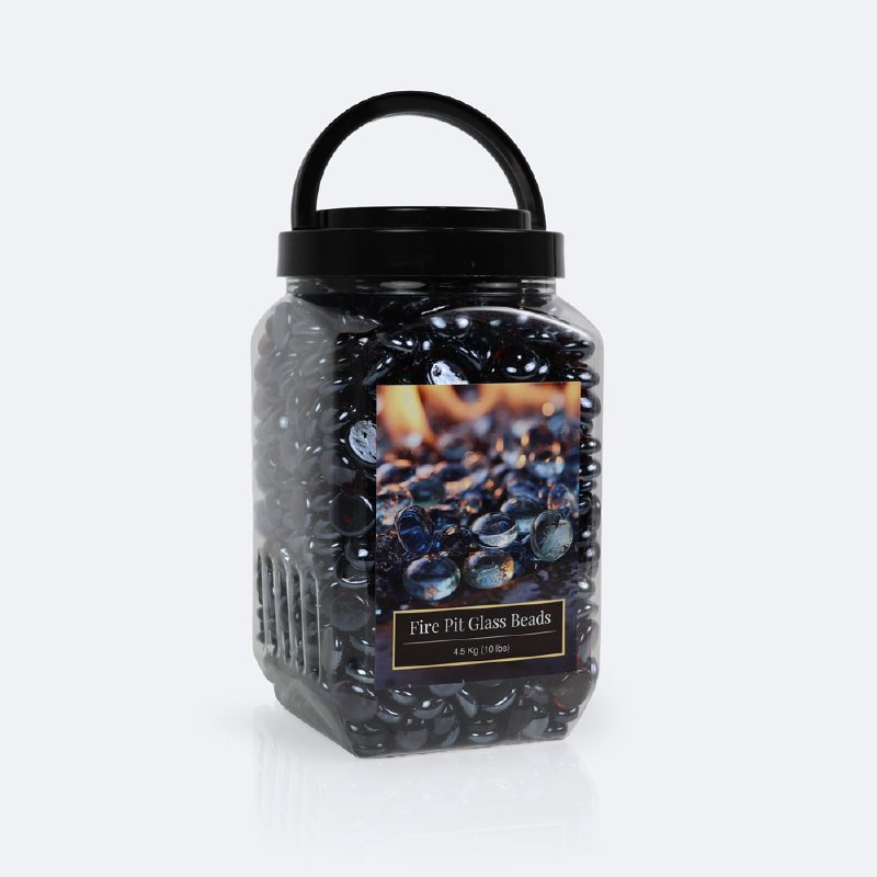 Firepit Glass Beads - Amber