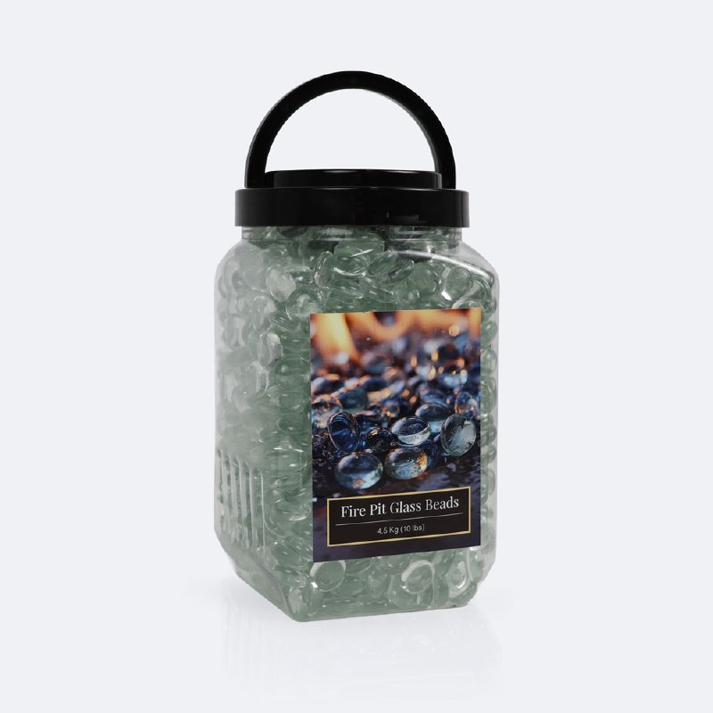 Firepit Glass Beads - Clear