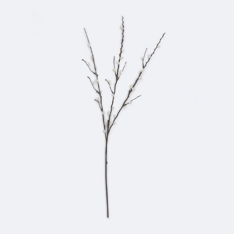 Faux Pussy Willow Branch