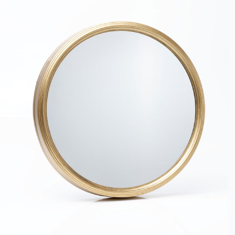Gwendoline Wall Mirror- Round Gold