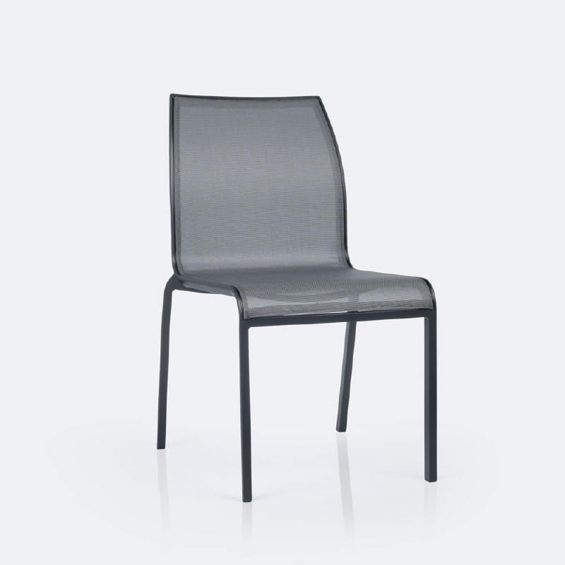 Holiday Sling Sidechair - Dark Grey