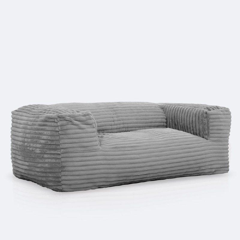 Jaxx Bean Loveseat - Grey