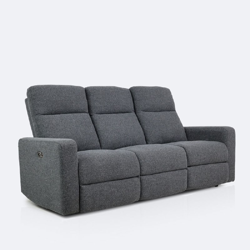 Jensen Power Reclining Sofa - Linen Charcoal