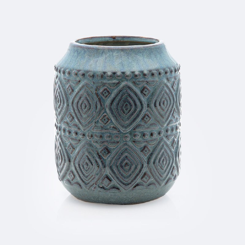 Ceramic Blue Vase