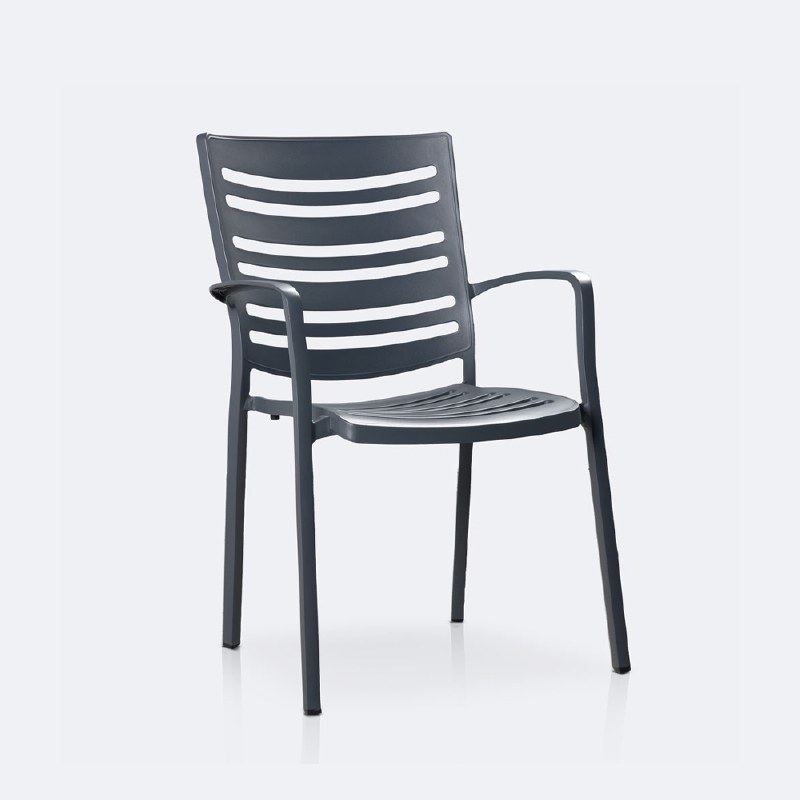 Linear Armchair  - Dark Grey