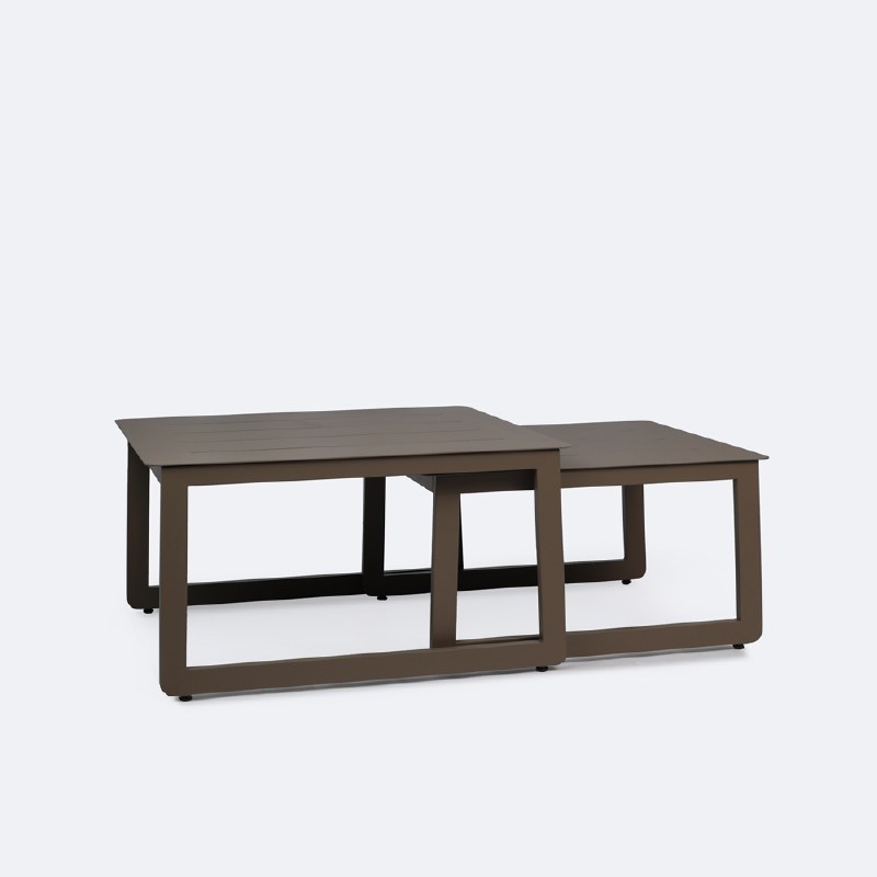 Link Nesting Coffee Table Set - Taupe