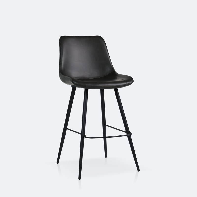 Lisbon Bar Chair - Black
