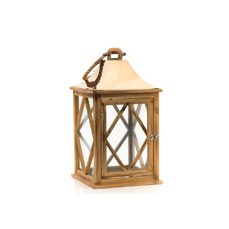 Large Wooden Lantern