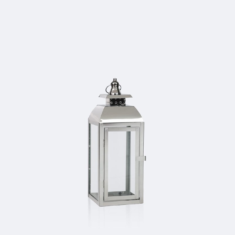 Blair Lantern Medium - Silver