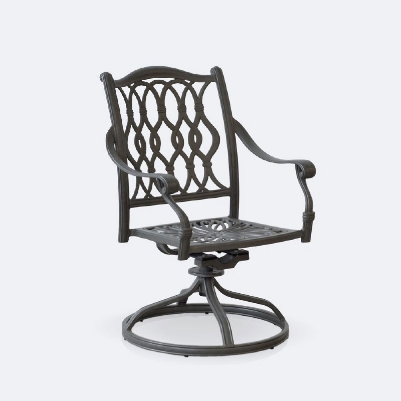 Meghan Swivel Rocker - Shage Grey