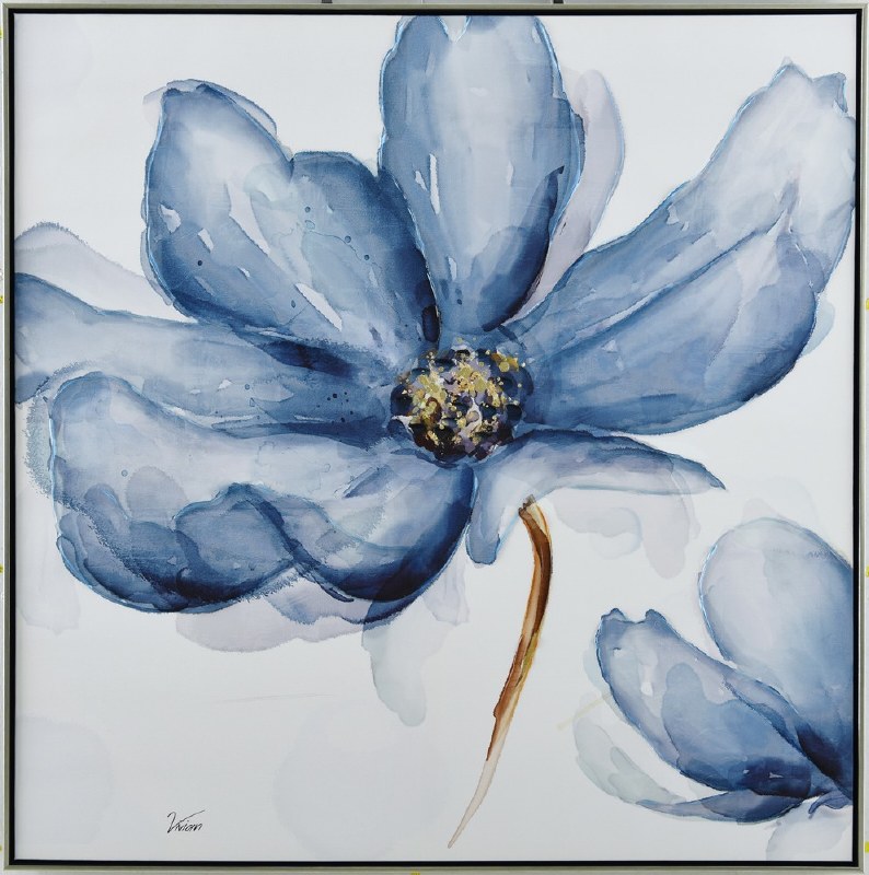 Oil Painting - Blue Daisy