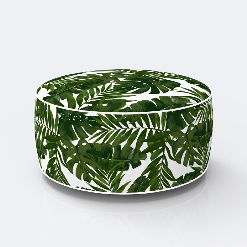 Inflatable Patio Pouf - Tropical Paradise