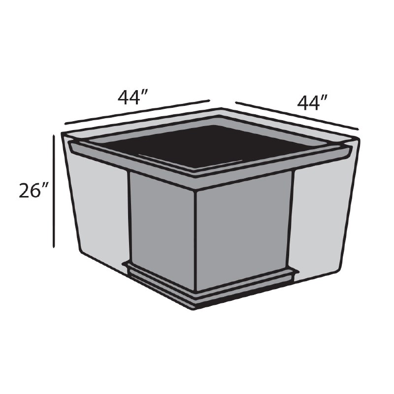 Square Firepit Table Cover