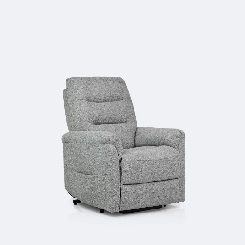Poppy Power Lift Recliner - Weave Grey