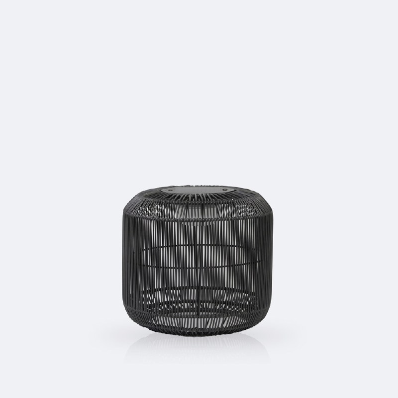Solar Powered Lantern - Black