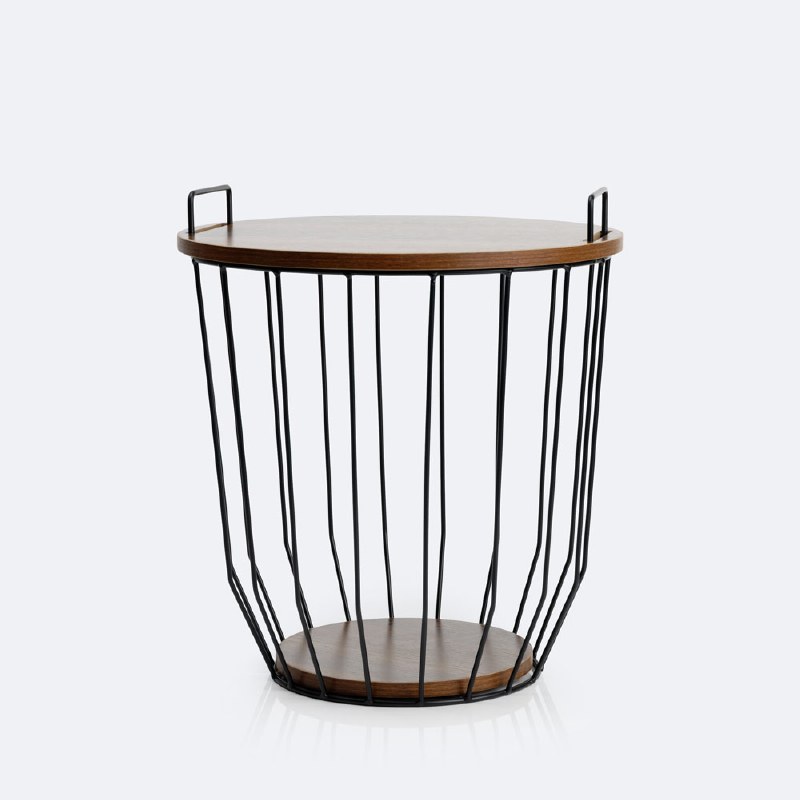 Storage Table - Wood Look Top - Small