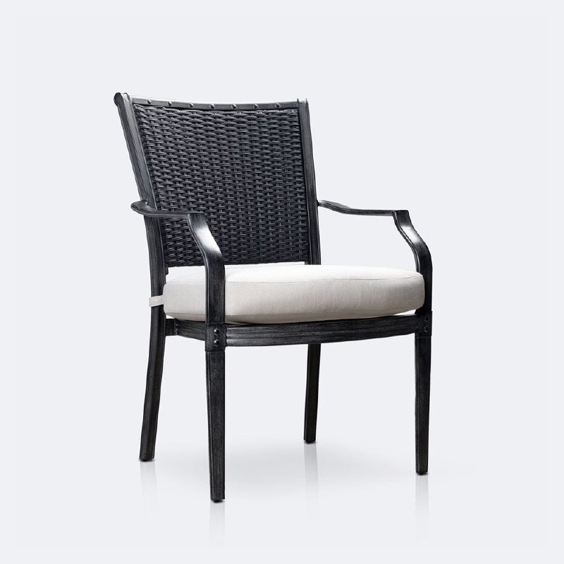 Sunnyvale Dining Chair - Brushed Grey/Black