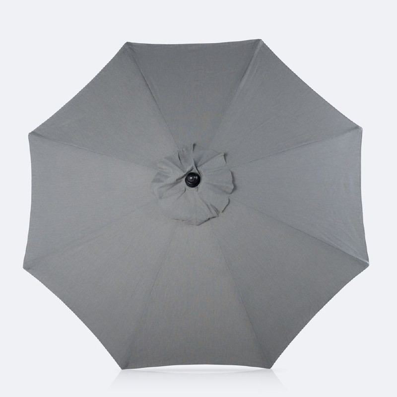 10' Auto Tilt Umbrella - DotBella Dark Grey