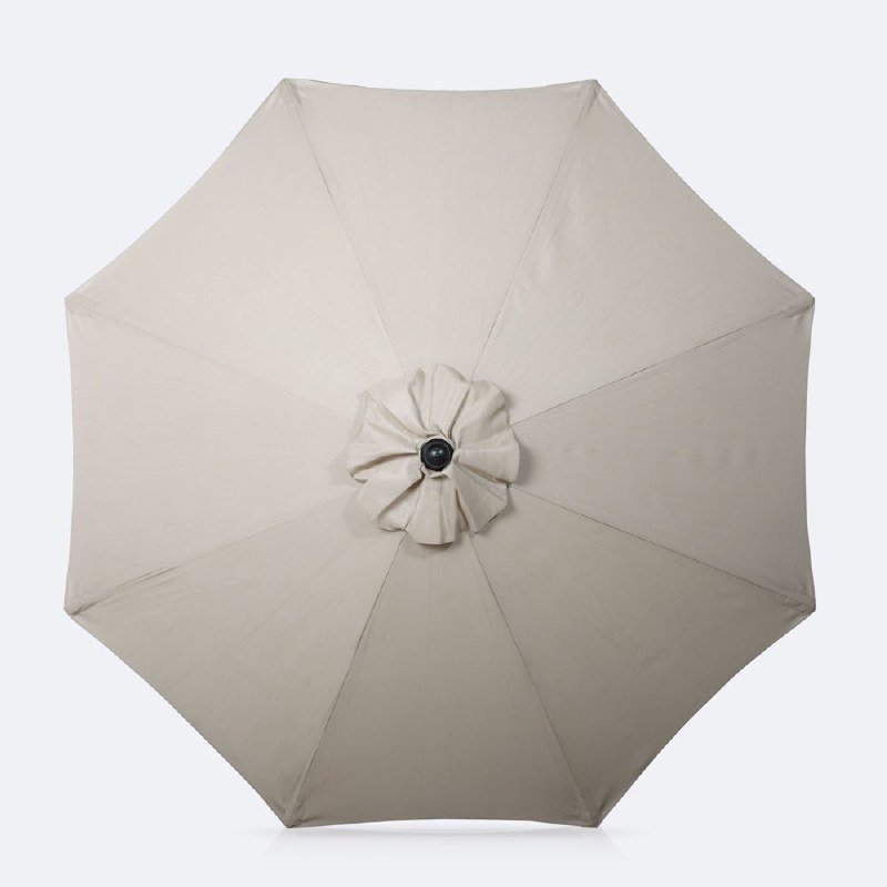 10' Auto Tilt Umbrella - DotBella Linen