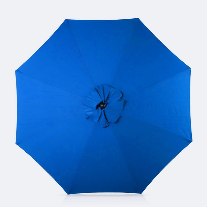 10' Auto Tilt Umbrella - DotBella Pacific Blue