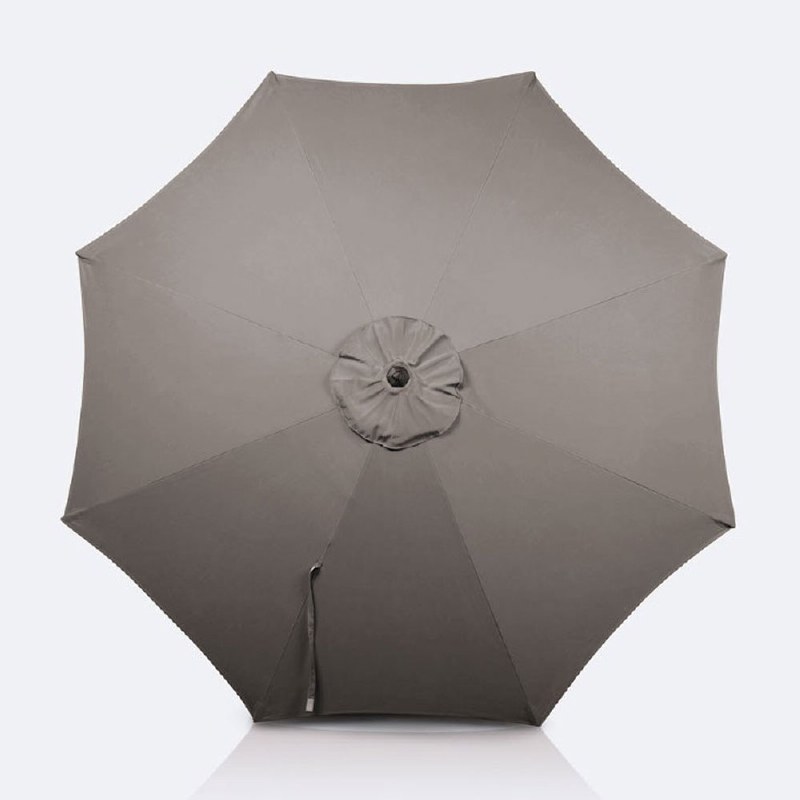 10' Auto Tilt Umbrella - DotBella Taupe
