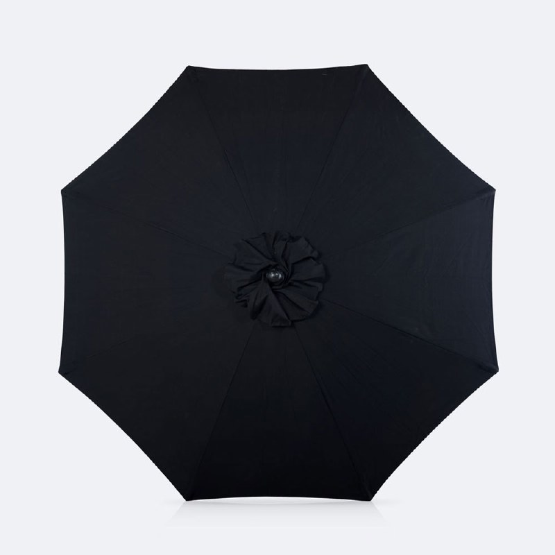 9' Auto Tilt Umbrella - DotBella Noir
