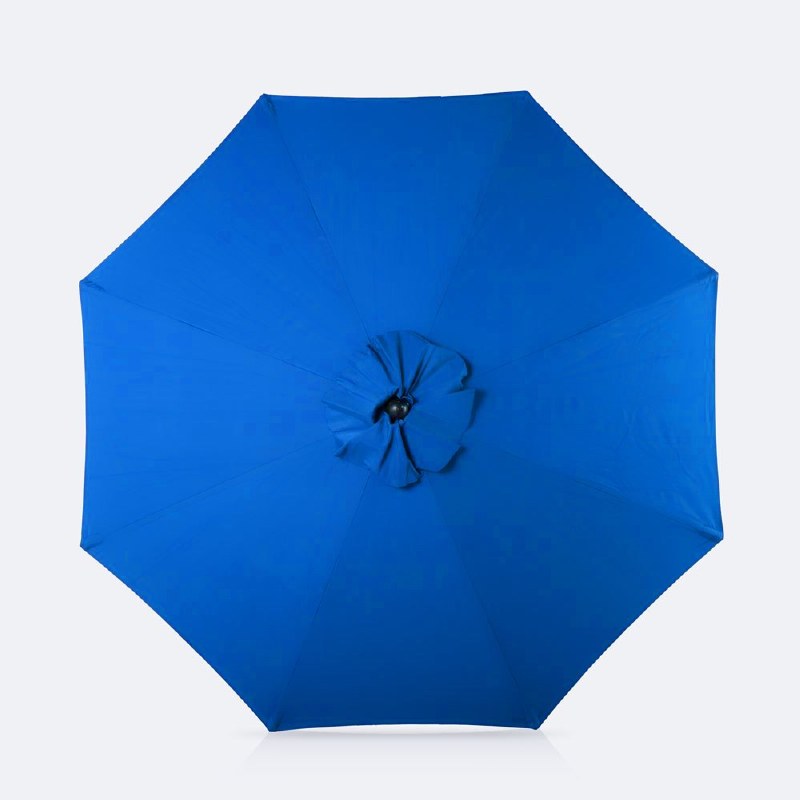 9' Auto Tilt Umbrella - DotBella Pacific Blue