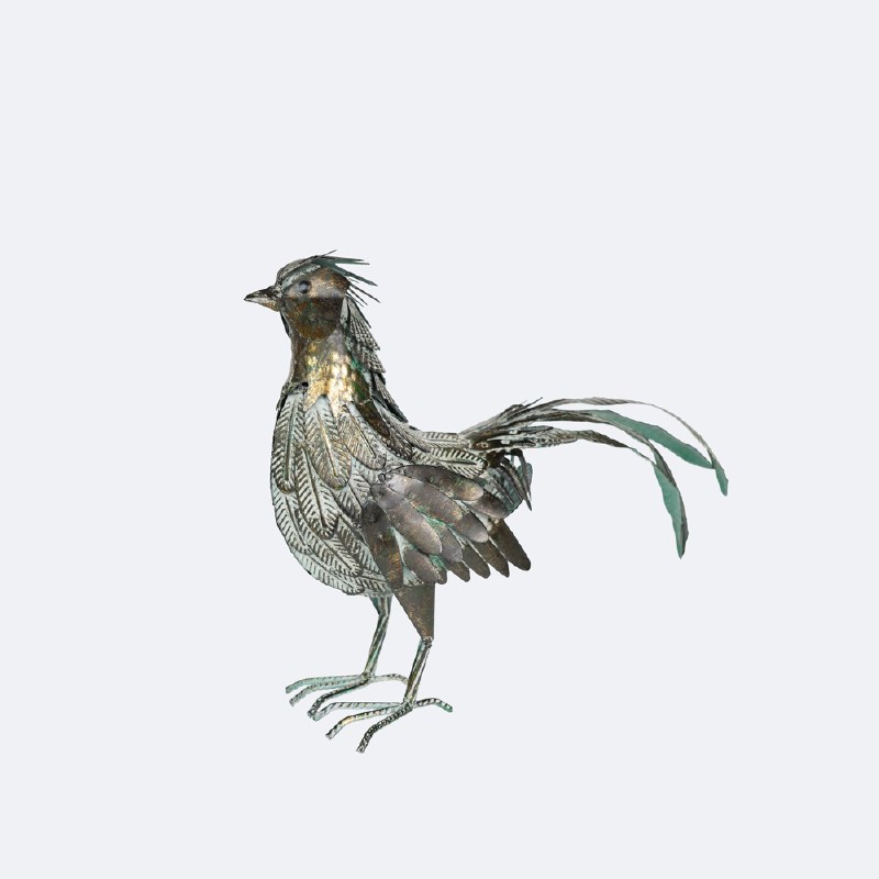 Metal Pheasant - Grey