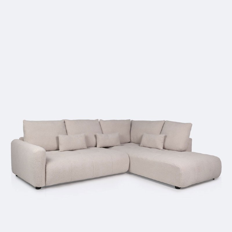 Estelle Right Hand Facing Sectional   - Bone