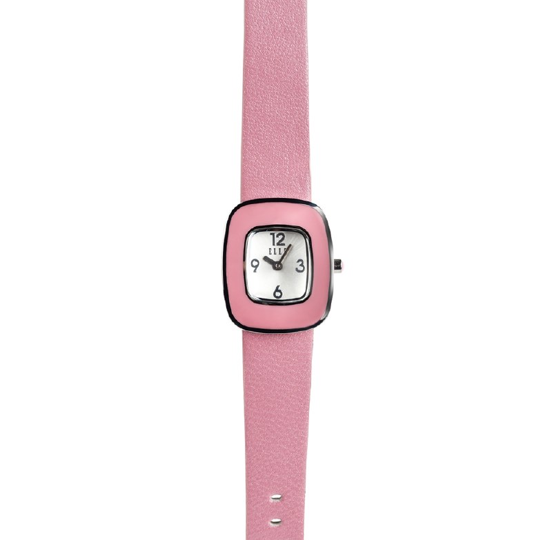 ELLE "MINI RETRO" silver and pink