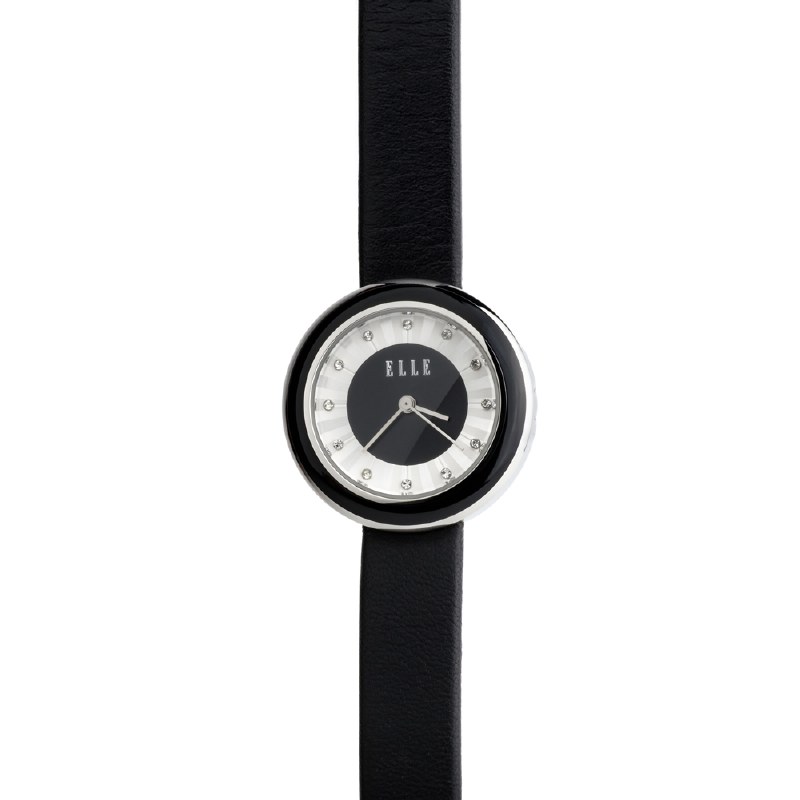 Elle "Mini Solar" Watch-Black