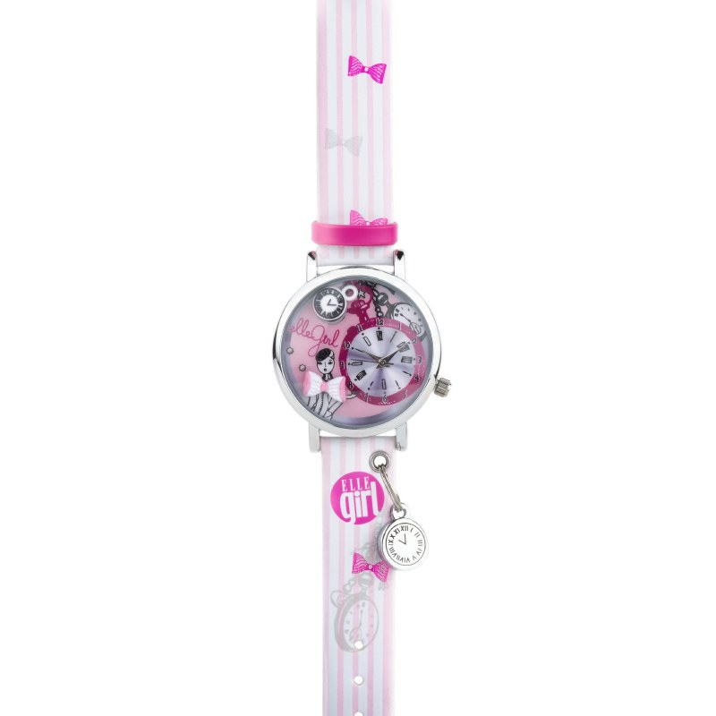 Elle Girl Watch-Moment-Pink &amp; White