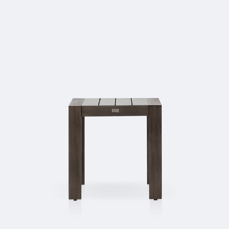 Axis End Table - Brushed Taupe