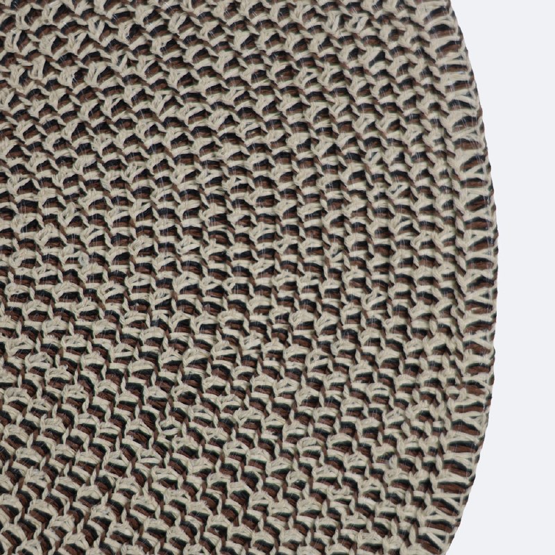 Ines PVC Round Placemat - Taupe