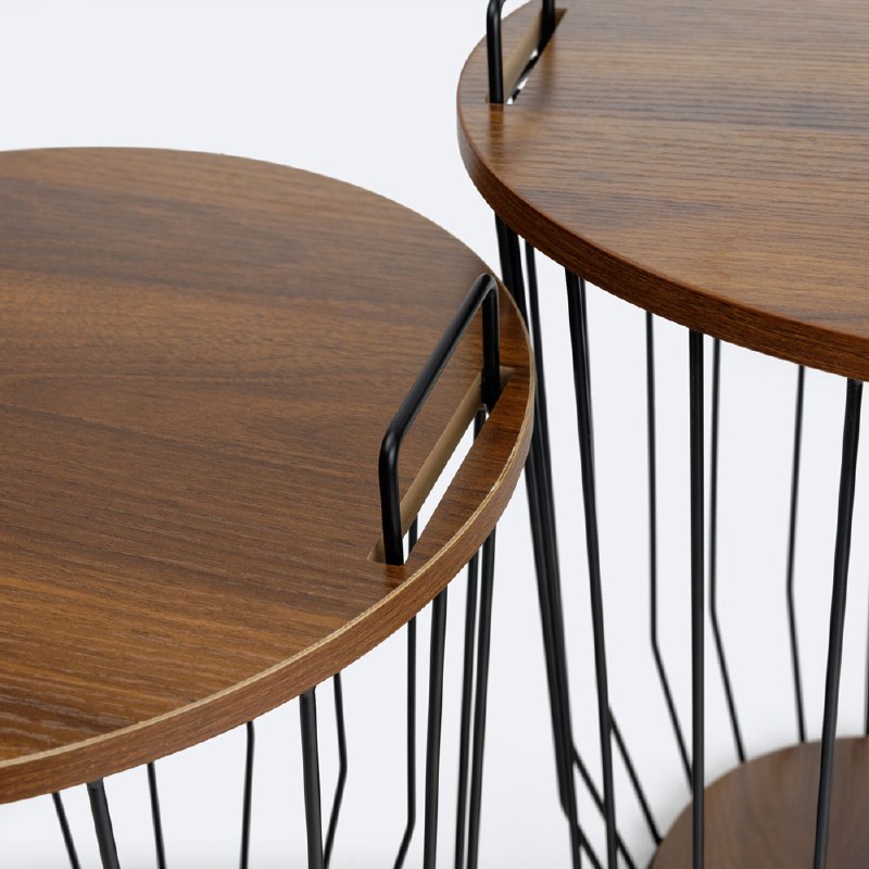 Storage Table - Wood Look Top - Large