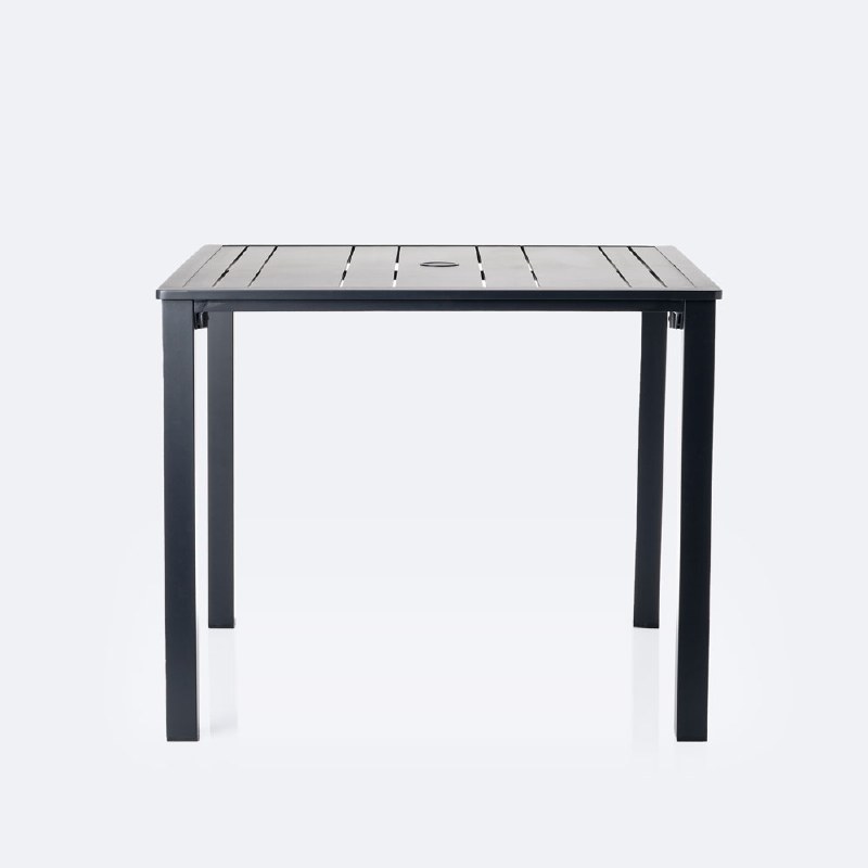 New York 35" Square Dining Table - Black
