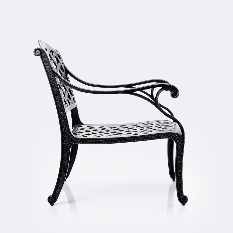 Reel Weave Club Chair - Black Tippet