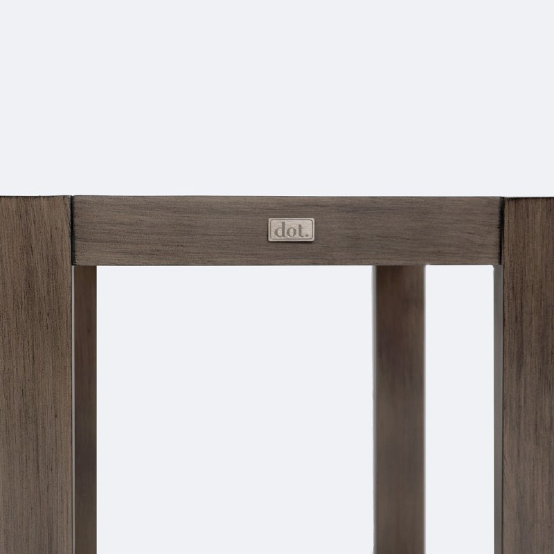 Axis End Table - Brushed Taupe