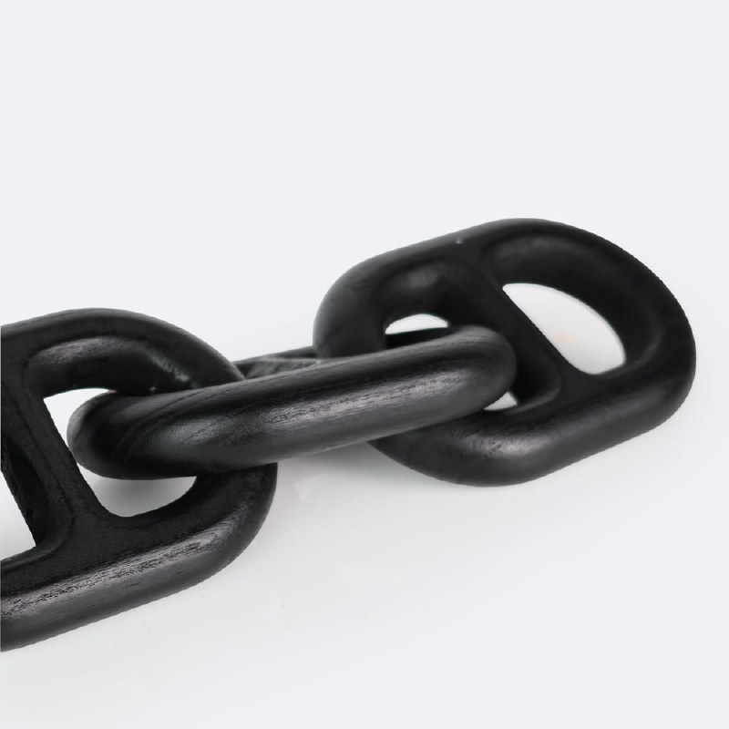Wood Chain Link Decor - Black